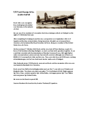 A preview of a PDF biography for Arliss, Frank George